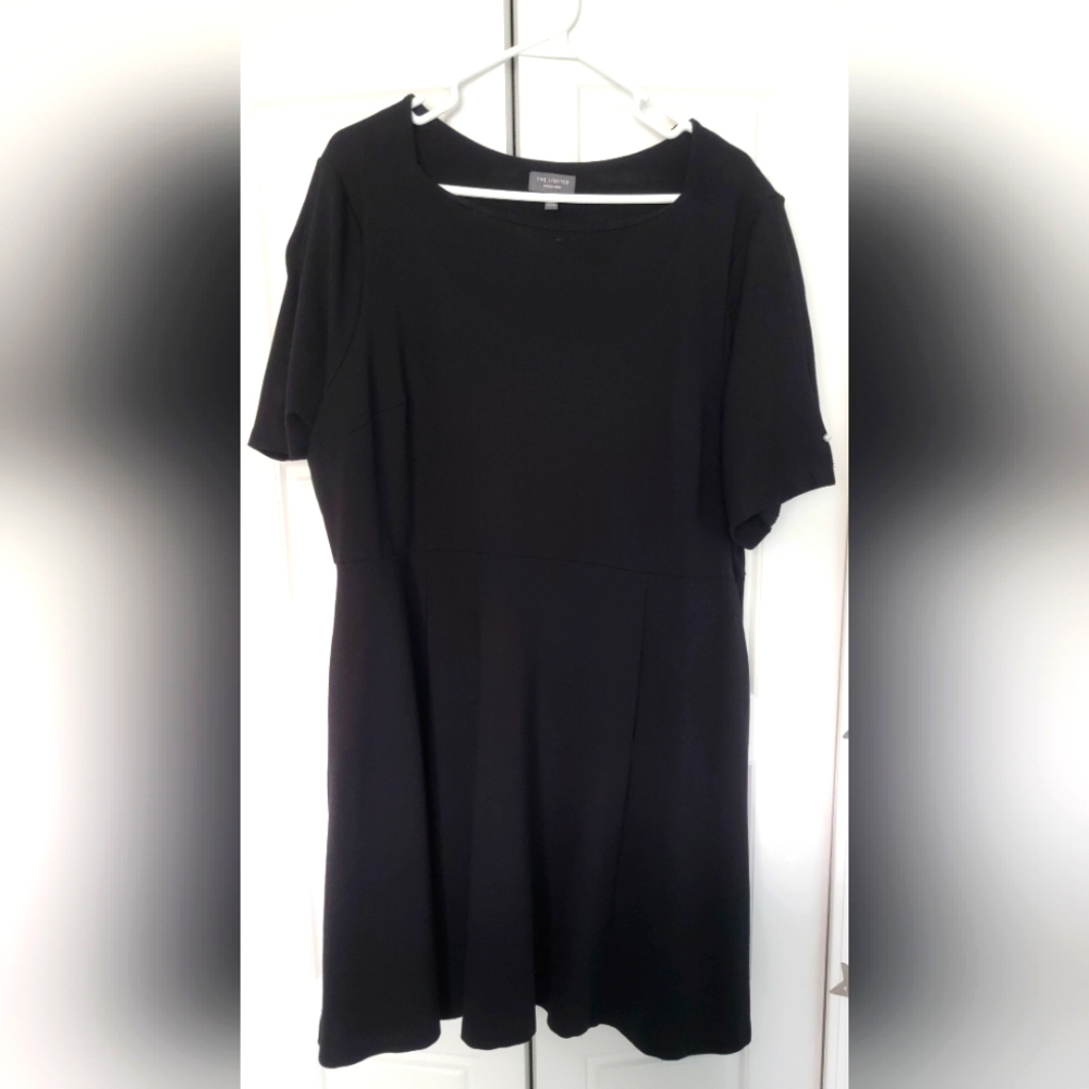 Plus size black dress